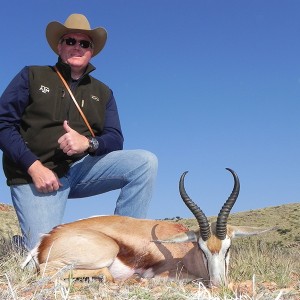 Springbok hunt with Wintershoek Johnny Vivier Safaris