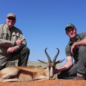 Springbok hunt with Wintershoek Johnny Vivier Safaris