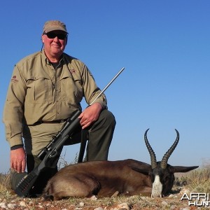 Black Springbok hunt with Wintershoek Johnny Vivier Safaris