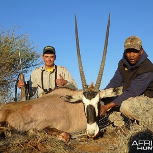 Gemsbok hunt with Wintershoek Johnny Vivier Safaris