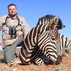 Zebra hunt with Wintershoek Johnny Vivier Safaris