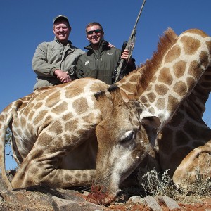 Giraffe hunt with Wintershoek Johnny Vivier Safaris