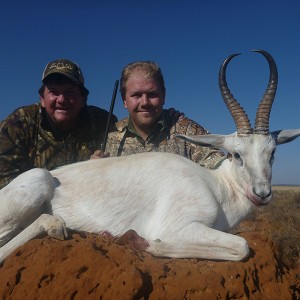 White Springbok hunt with Wintershoek Johnny Vivier Safaris