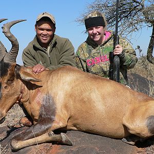 Hartebeest hunt with Wintershoek Johnny Vivier Safaris