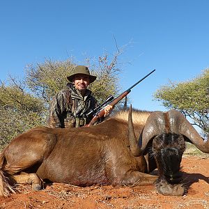 Black Wildebeest hunt with Wintershoek Johnny Vivier Safaris