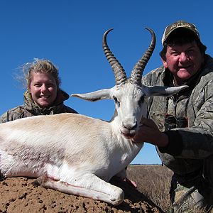 White Springbok hunt with Wintershoek Johnny Vivier Safaris