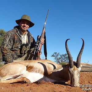 Springbok hunt with Wintershoek Johnny Vivier Safaris