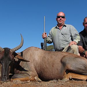 Tsessebe hunt with Wintershoek Johnny Vivier Safaris