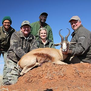 Springbok hunt with Wintershoek Johnny Vivier Safaris