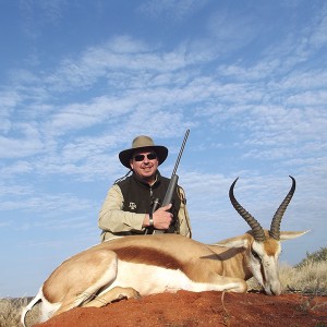 Springbok hunt with Wintershoek Johnny Vivier Safaris