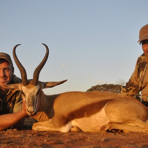 Springbok hunt with Wintershoek Johnny Vivier Safaris