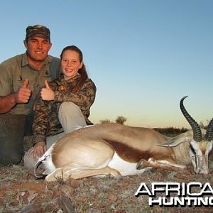 Springbok hunt with Wintershoek Johnny Vivier Safaris