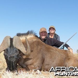 Black Wildebeest hunt with Wintershoek Johnny Vivier Safaris