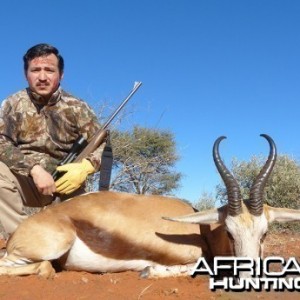 Springbok hunt with Wintershoek Johnny Vivier Safaris