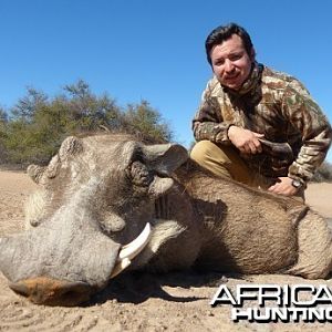 Warthog hunt with Wintershoek Johnny Vivier Safaris