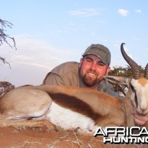 Springbok hunt with Wintershoek Johnny Vivier Safaris