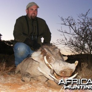 Warthog hunt with Wintershoek Johnny Vivier Safaris