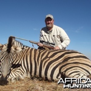 Zebra hunt with Wintershoek Johnny Vivier Safaris