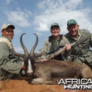 Black Springbok hunt with Wintershoek Johnny Vivier Safaris