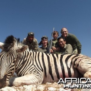 Zebra hunt with Wintershoek Johnny Vivier Safaris