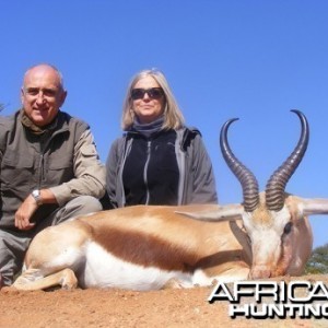 Springbok hunt with Wintershoek Johnny Vivier Safaris