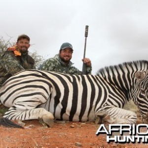 Zebra hunt with Wintershoek Johnny Vivier Safaris