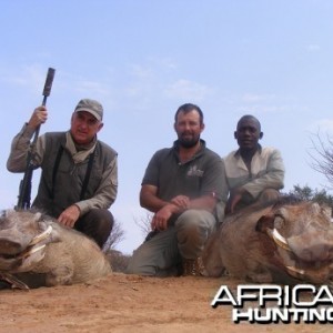 Warthog hunt with Wintershoek Johnny Vivier Safaris