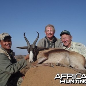 Springbok hunt with Wintershoek Johnny Vivier Safaris