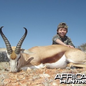 Springbok hunt with Wintershoek Johnny Vivier Safaris