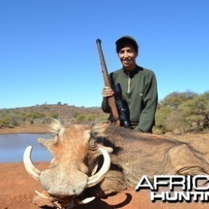 Warthog hunt with Wintershoek Johnny Vivier Safaris