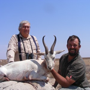 White Springbok hunt with Wintershoek Johnny Vivier Safaris