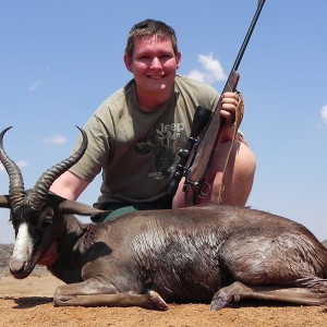 Black Springbok hunt with Wintershoek Johnny Vivier Safaris