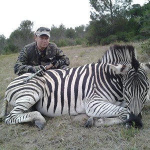 Zebra hunt with Wintershoek Johnny Vivier Safaris