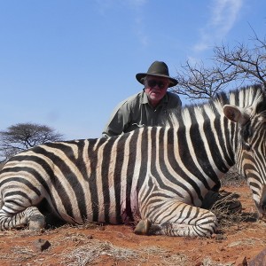 Zebra hunt with Wintershoek Johnny Vivier Safaris