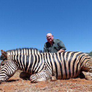 Zebra hunt with Wintershoek Johnny Vivier Safaris