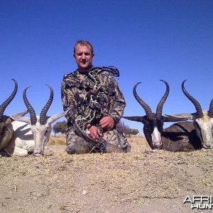 Springbok hunt with Wintershoek Johnny Vivier Safaris