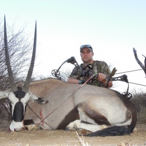 Gemsbok hunted with Ozondjahe Hunting Safaris in Namibia