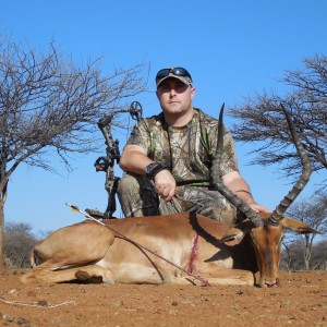 Impala hunted with Ozondjahe Hunting Safaris in Namibia