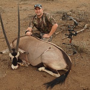 Gemsbok hunted with Ozondjahe Hunting Safaris in Namibia