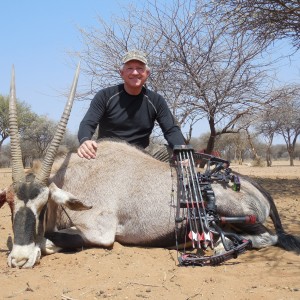 Gemsbok hunted with Ozondjahe Hunting Safaris in Namibia