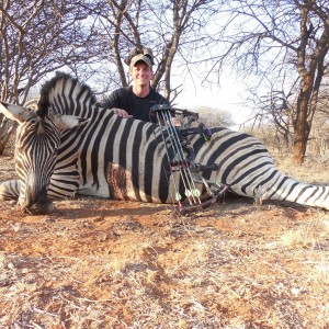 Burchell's Zebra hunted with Ozondjahe Hunting Safaris in Namibia