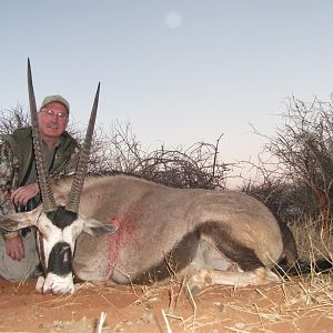 Gemsbok hunted with Ozondjahe Hunting Safaris in Namibia