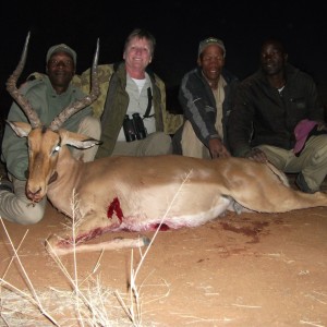 Impala hunted with Ozondjahe Hunting Safaris in Namibia