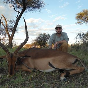 Impala hunted with Ozondjahe Hunting Safaris in Namibia