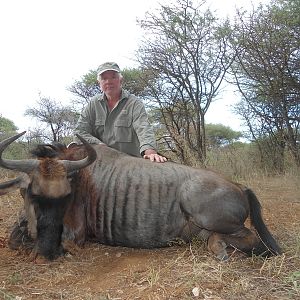 Blue Wildebeest hunted with Ozondjahe Hunting Safaris in Namibia