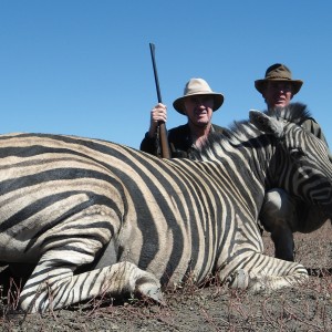 Burchell's Zebra hunted with Ozondjahe Hunting Safaris in Namibia