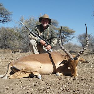 Impala hunted with Ozondjahe Hunting Safaris in Namibia