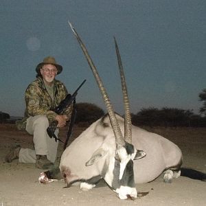 Gemsbok hunted with Ozondjahe Hunting Safaris in Namibia