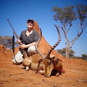 Impala hunted with Ozondjahe Hunting Safaris in Namibia