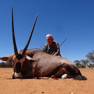 Gemsbok hunted with Ozondjahe Hunting Safaris in Namibia